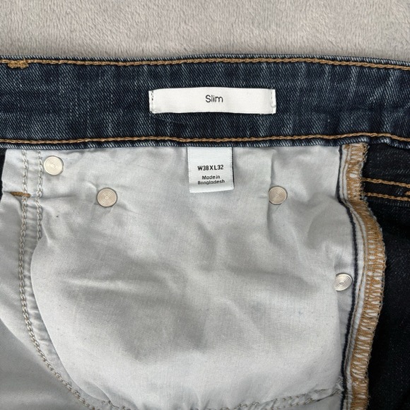 Calvin Klein Men's Slim Fit Jeans Stretch Blue 38x32 (Fits 38x30.5) Medium Wash - Picture 6 of 16